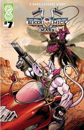 Biker Mice from Mars (Nacelleverse, 2nd Series) 7A published by Oni with cover art by Ed Souza