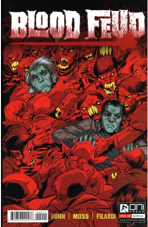 Blood Feud 2 published by Oni with cover art by Drew Moss