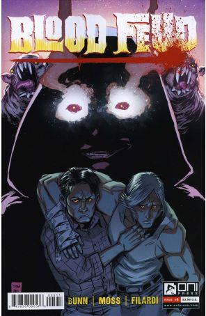 Blood Feud 5 published by Oni with cover art by Drew Moss
