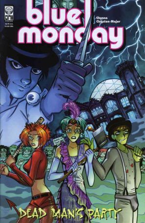 Blue Monday: Dead Man's Party 1 published by Oni with cover art by Chynna Clugston-Major and Dan Brereton