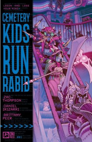 Cemetery Kids Run Rabid 1A published by Oni with cover art by Daniel Irizarri