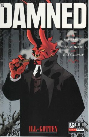 The Damned (Oni, 2nd Series) 2 published by Oni with cover art by Brian Hurtt