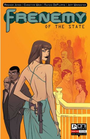 Frenemy Of The State 1 published by Oni with cover art by Jeff Wamester