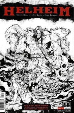 Helheim 1C published by Oni with cover art by Joëlle Jones