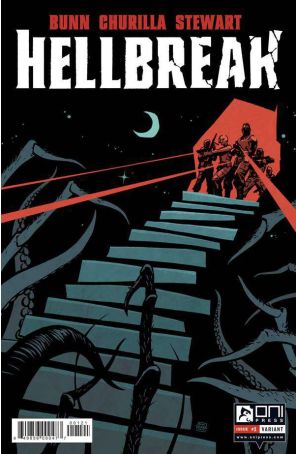 Hellbreak 1B published by Oni with cover art by Cliff Chiang