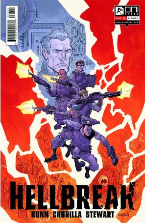 Hellbreak 1 published by Oni with cover art by Brian Churilla
