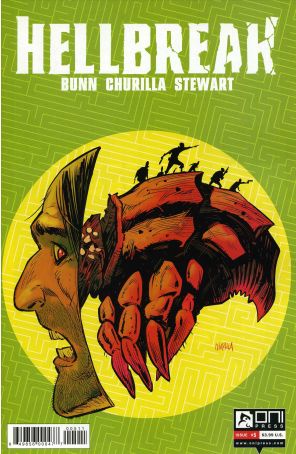 Hellbreak 5 published by Oni with cover art by Brian Churilla