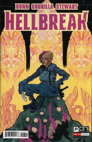 Hellbreak 7 published by Oni with cover art by Brian Churilla