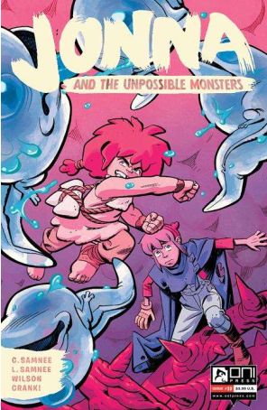 Jonna and the Unpossible Monsters 10A published by Oni with cover art by Chris Samnee