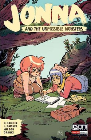Jonna and the Unpossible Monsters 10B published by Oni with cover art by Chris Samnee