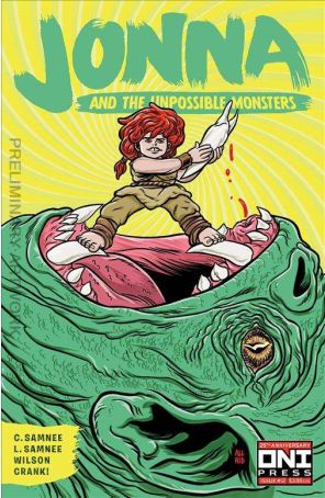 Jonna and the Unpossible Monsters 12B published by Oni with cover art by Mike Allred