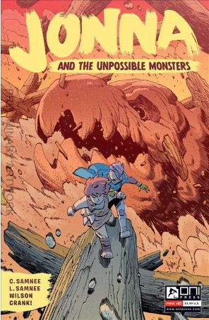 Jonna and the Unpossible Monsters 7B published by Oni with cover art by Ethan Young