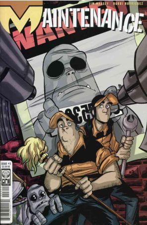 Maintenance 3 published by Oni with cover art by Robbi Rodriguez