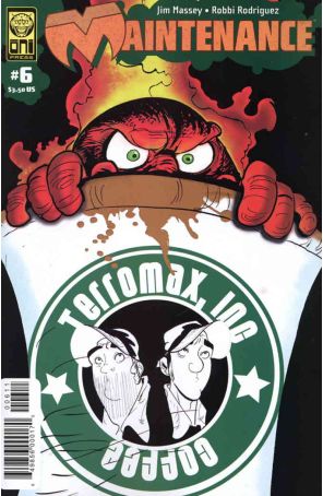 Maintenance 6 published by Oni with cover art by Robbi Rodriguez
