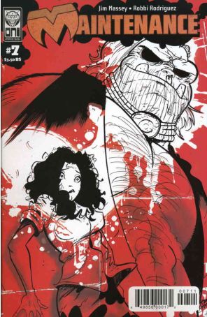 Maintenance 7 published by Oni with cover art by Robbi Rodriguez