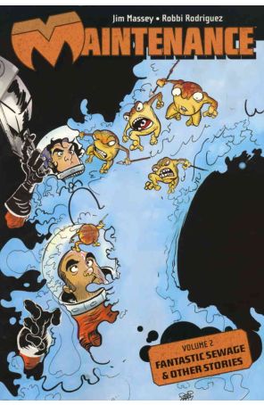 Maintenance TPB 2 published by Oni with cover art by Robbi Rodriguez