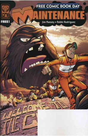 Maintenance FCBD 2008 published by Oni with cover art by Robbi Rodriguez