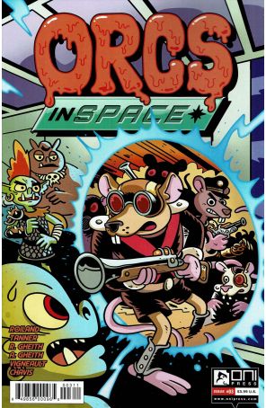 Orcs in Space 3A published by Oni with cover art by Francois Vigneault