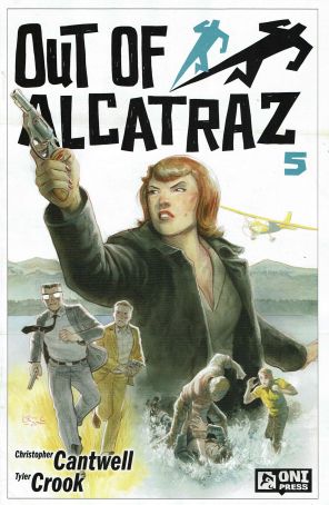 Out of Alcatraz 5A published by Oni with cover art by Tyler Crook