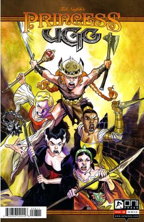 Princess Ugg 8 published by Oni with cover art by Ted Naifeh