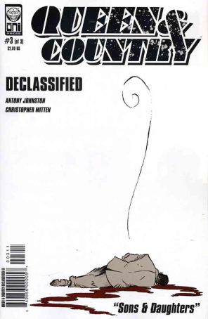 Queen And Country: Declassified (Vol. 3) 3 published by Oni with cover art by Christopher Mitten