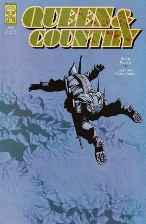 Queen And Country 10 published by Oni with cover art by Leandro Fernandez