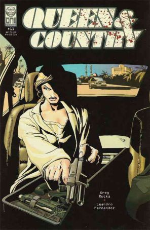 Queen And Country 11 published by Oni with cover art by Leandro Fernandez