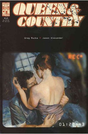 Queen And Country 13 published by Oni with cover art by Jason Alexander
