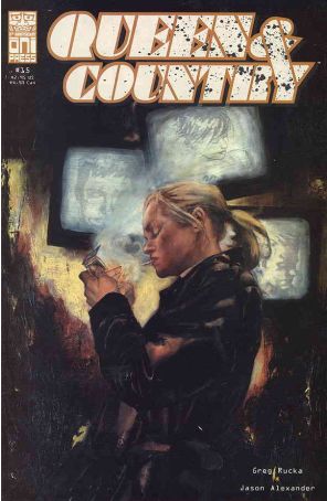 Queen And Country 15 published by Oni with cover art by Jason Alexander