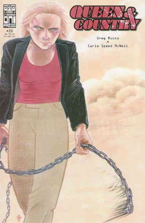 Queen And Country 20 published by Oni with cover art by Carla Speed McNeil