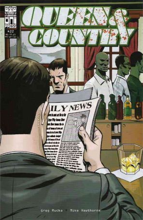 Queen And Country 22 published by Oni with cover art by Mike Hawthorne