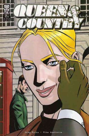 Queen And Country 23 published by Oni with cover art by Mike Hawthorne