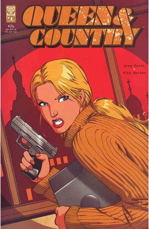 Queen And Country 26 published by Oni with cover art by Mike Norton