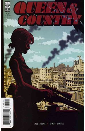 Queen And Country 30 published by Oni with cover art by Brian Hurtt