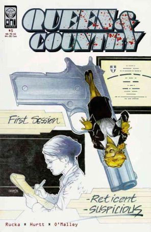 Queen And Country 5 published by Oni with cover art by John K. Snyder