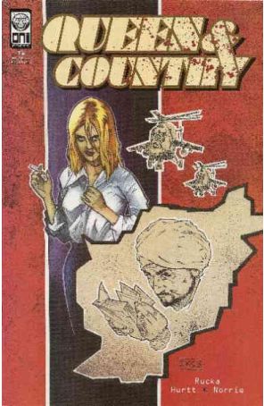 Queen And Country 6 published by Oni with cover art by John K. Snyder