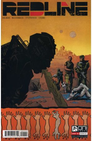Redline 1 published by Oni with cover art by Clayton McCormack