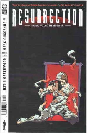 Resurrection (Vol. 2) 10 published by Oni with cover art by Justin Greenwood