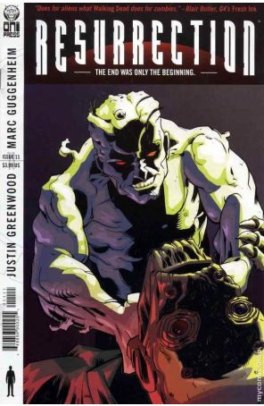 Resurrection (Vol. 2) 11 published by Oni with cover art by Justin Greenwood