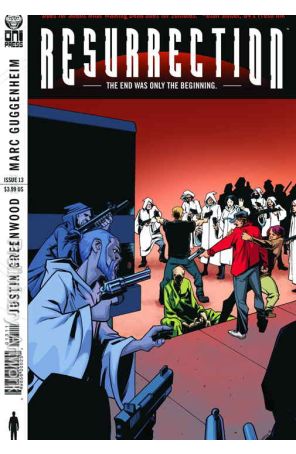 Resurrection (Vol. 2) 13 published by Oni with cover art by Justin Greenwood