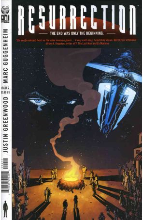 Resurrection (Vol. 2) 2 published by Oni with cover art by Justin Greenwood