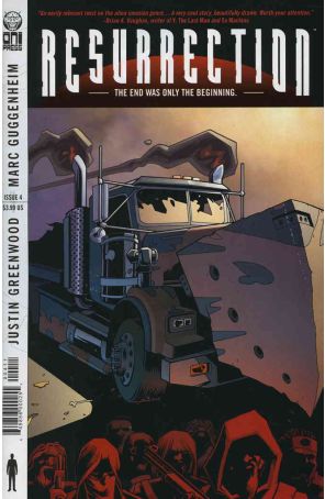 Resurrection (Vol. 2) 4 published by Oni with cover art by Justin Greenwood