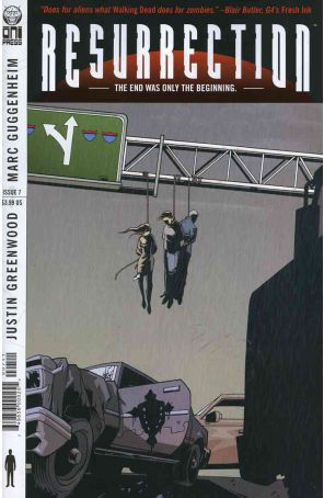 Resurrection (Vol. 2) 7 published by Oni with cover art by Justin Greenwood