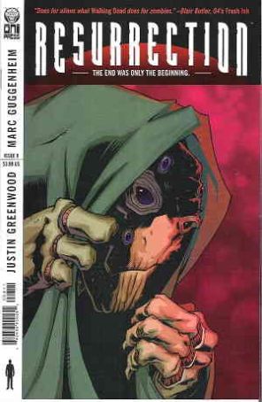 Resurrection (Vol. 2) 8 published by Oni with cover art by Justin Greenwood