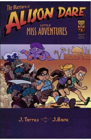 Return of Alison Dare: Little Miss Adventures 1 published by Oni with cover art by Jason Bone