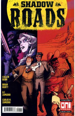 Shadow Roads 1A published by Oni with cover art by Carlos Zamudio