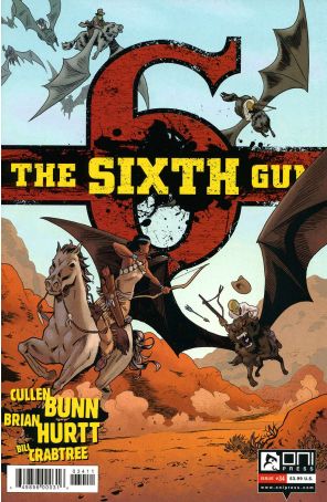 The Sixth Gun 34 published by Oni with cover art by Brian Hurtt