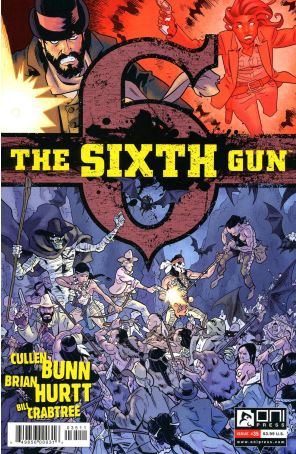 The Sixth Gun 35 published by Oni with cover art by Brian Hurtt