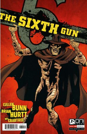The Sixth Gun 38 published by Oni with cover art by Brian Hurtt