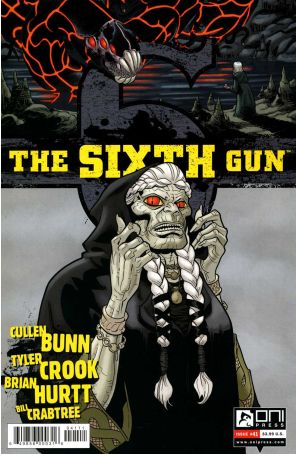 The Sixth Gun 41 published by Oni with cover art by Brian Hurtt and Tyler Crook